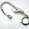 Robinet de cuisine tactile en Nickel brossé – vue 6