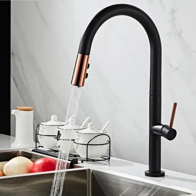 Robinet mitigeur d'évier de cuisine extractible – vue 3