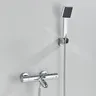 Robinet mitigeur thermostatique en laiton chromé noir – vue 3