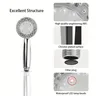 Pommeau douche LED sept couleurs changeant autonome ABS… – vue 6
