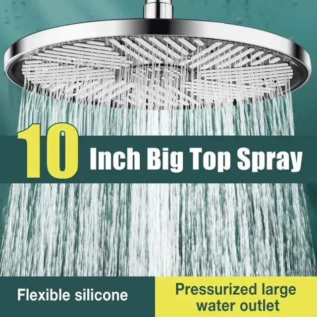 Pommeau de douche à grand panneau de 10 pouces – vue 5
