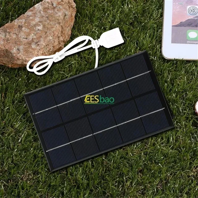 Panneau solaire USB étanche – vue 6