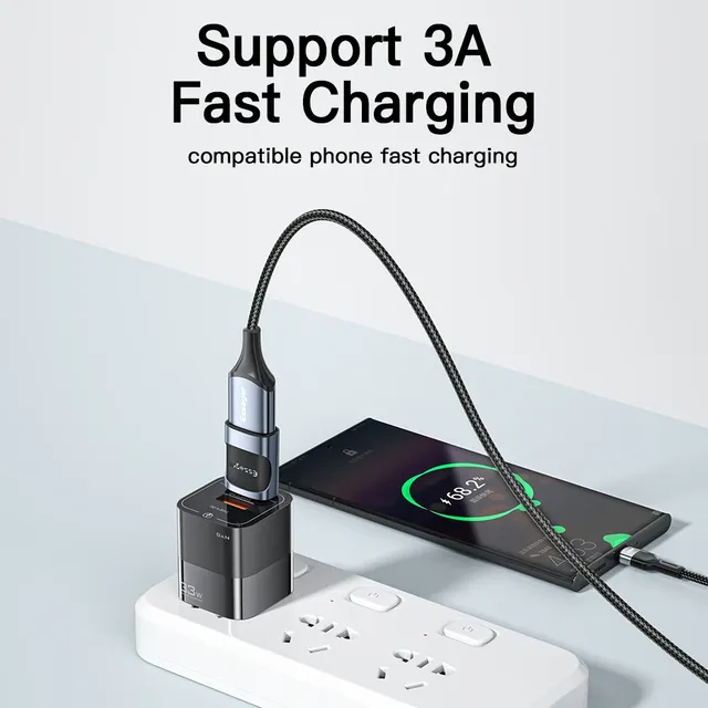 Essager USB 3.0 vers Type C OTG adaptateur USB A Type C… – vue 2