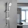 Barre coulissante de Rail de douche avec porte-savon – vue 1