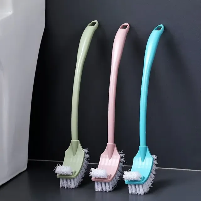 Brosse de toilette multifonction à Double tête