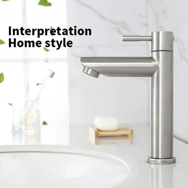 Robinet d'Eau Froide Simple en Acier Inoxydable 304 – vue 3