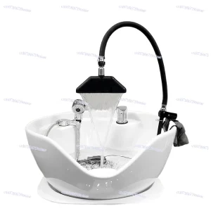 Soins capillaires de traitement de tête à ressort gassé, douche de robinet de cascade, Circulation d&rsquo;eau de médecine traditionnelle chinoise