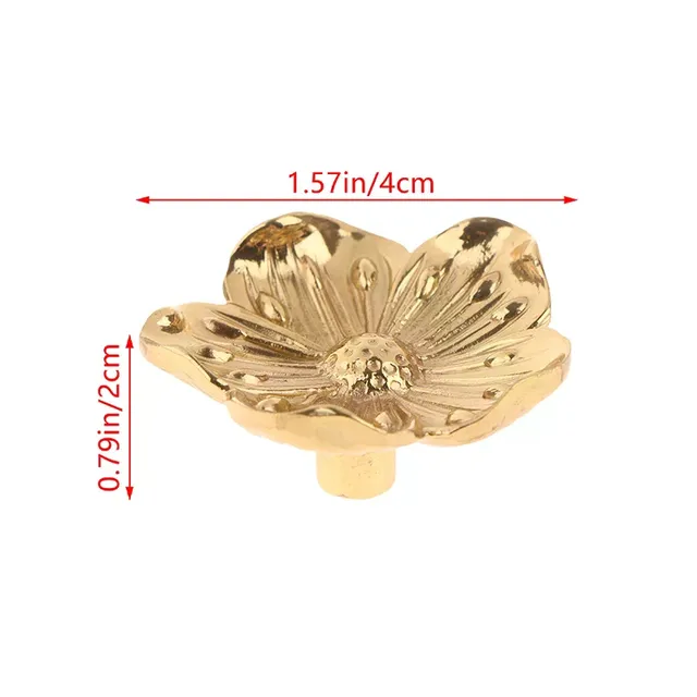 1PC bouton armoires fleur de prunier meubles poignées… – vue 5
