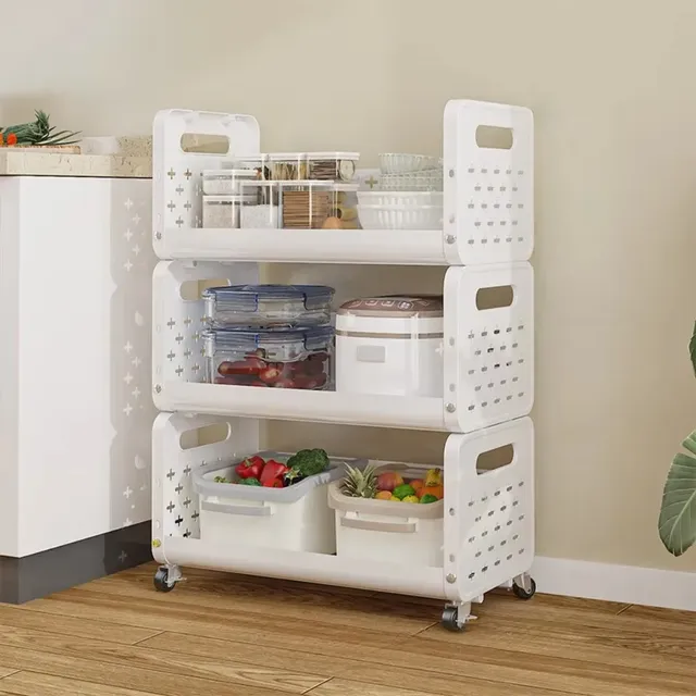 Chariot étagère rangement cuisine modulable multicouche… – vue 3