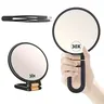 30X Magnifying Hand Held Mirror with Tweezers – vue 1