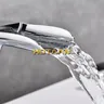 Robinet de salle de bains chromé cascade lavabo – vue 7