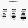 Encastré Dimmable Anti-éblouissement COB LED Downlights… – vue 6