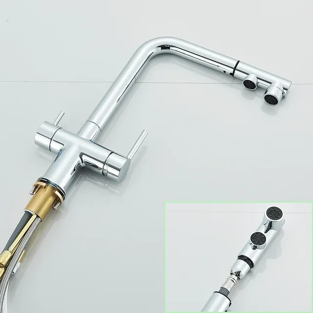 Robinets d'évier d'eau potable chromés – vue 4