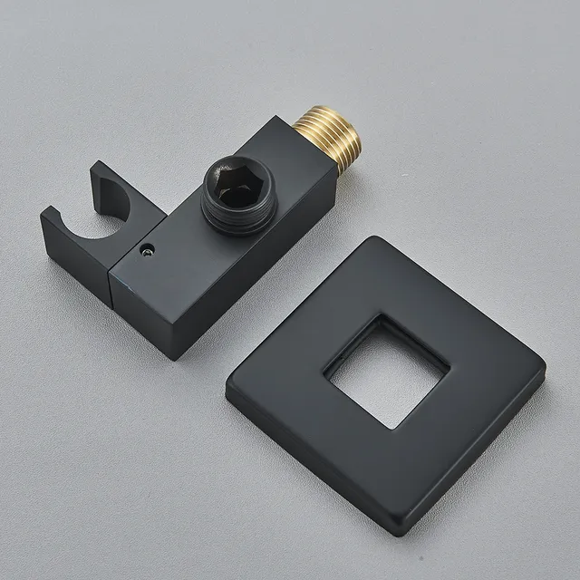 Pommeau de douche à main noir mat – vue 5