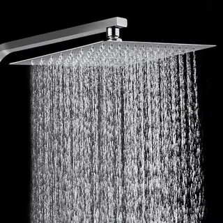 Pommeau de douche à effet de pluie 12/10/8 pouces