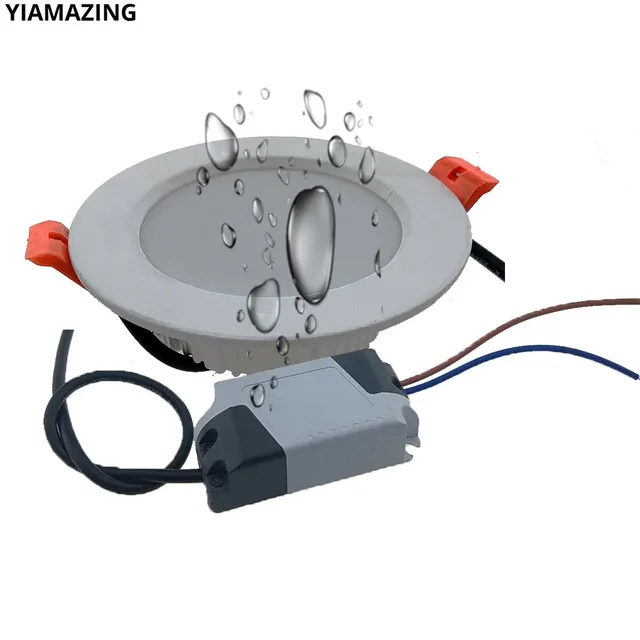 Dimmable LED Downlight 220V 110V blanc IP67 extérieur…
