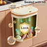 Poubelle murale rabattable pliable compacte plastique… – vue 4