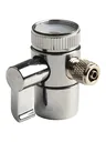 Adaptateur dérivateur robinet laiton chromé finition… – vue 3