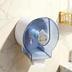 Porte-papier avec étagère, porte-papier hygiénique mural, imperméabilisation pour salle de bain, porte-rouleau de papier de cuisine