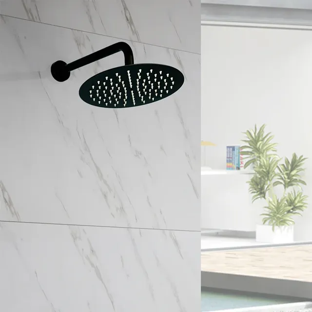 Bras de douche de couleur chromée en acier inoxydable – vue 6