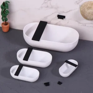 1 ensemble 1/12 maison de poupée 3D petite baignoire avec capacité de stockage modèle de baignoire bricolage accessoires Miniatures salle de bain scène décoration