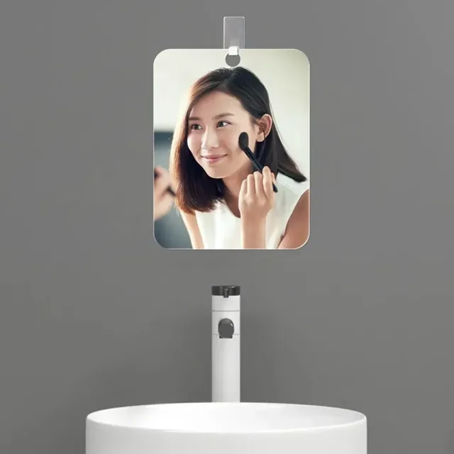 Miroir de douche en acrylique avec aspiration murale – vue 6