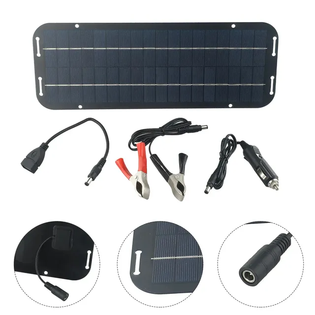 Panneau solaire portable douze volts monocristallin… – vue 3