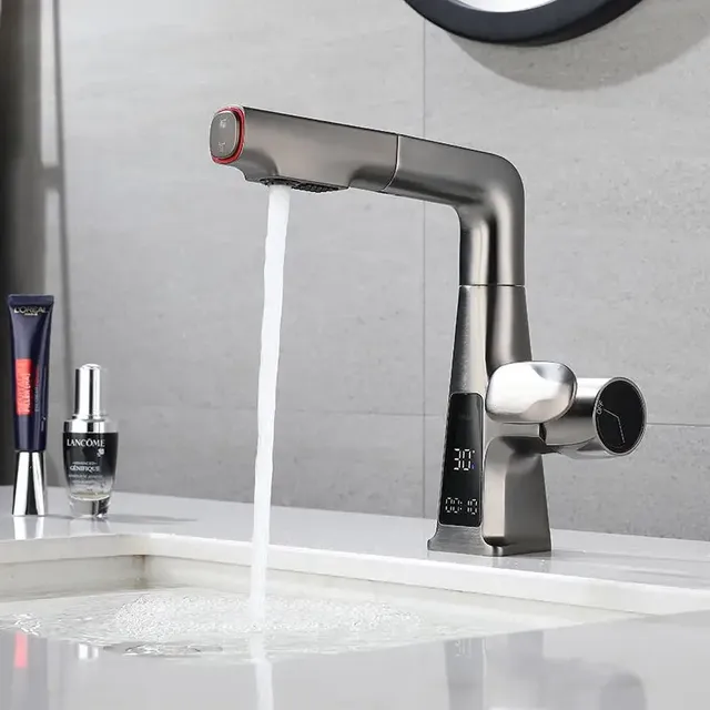 Robinet de lavabo en laiton extractible – vue 2
