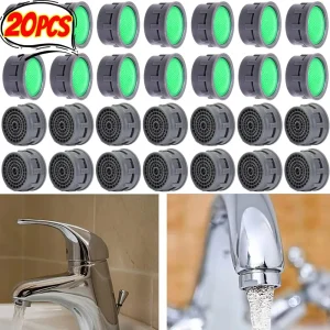 20/5 pièces filtre de robinet aérateur insérer évier bassin robinet filtre limiteur de débit pièces de rechange tête anti-éclaboussures accessoires de robinet