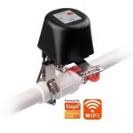 Tuya – vanne d&rsquo;eau intelligente WiFi, vanne de gaz, contrôle de synchronisation, robinet intelligent de jardin pour Support d&rsquo;eau, application Alexa Google Assistant Smartlife