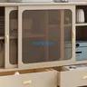Poignée tiroir armoire adhésive aluminium noire mate… – vue 6