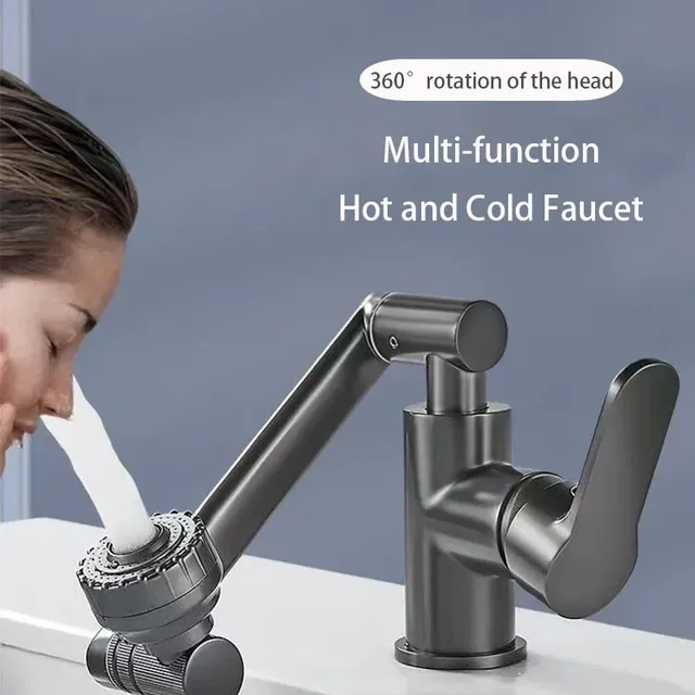 Robinet de lavabo chaud et froid domestique – vue 2