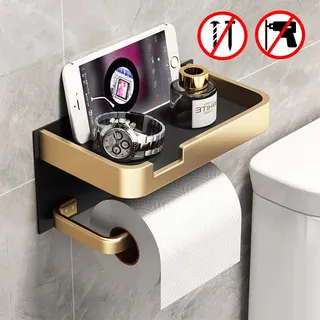 Porte-rouleau de papier toilette en aluminium