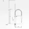 Becola robinet d'évier De cuisine extractible eau chaude… – vue 6