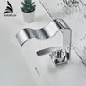 Robinet de lavabo cascade noir avec lavabo de salle de… – vue 2