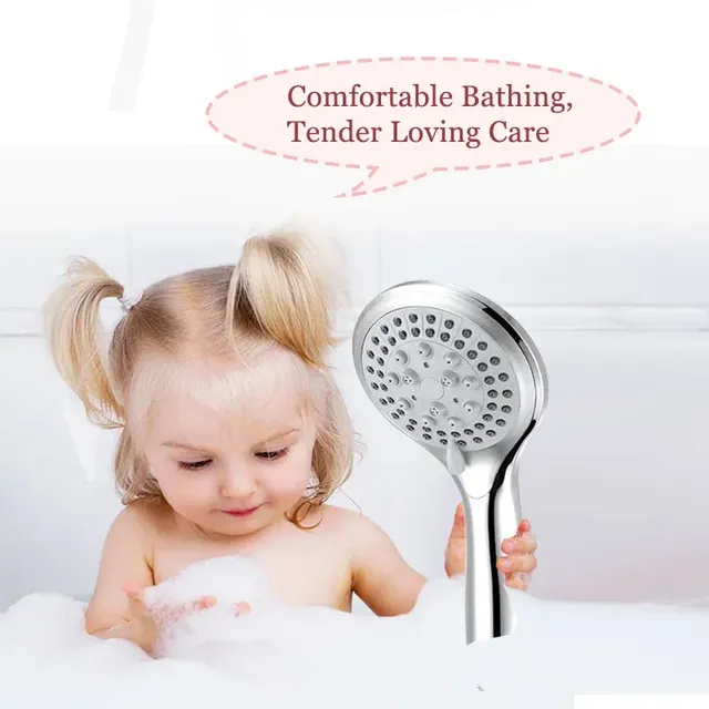 Zhangji salle de bain pomme de douche 5 Modes ABS… – vue 6