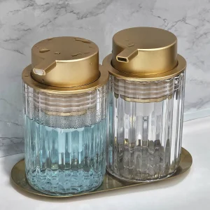 Distributeur de mousse pour les mains, bouteille de mousse de savon, conteneur de lavage des mains, distributeur de conception de mousse, décoration de comptoir