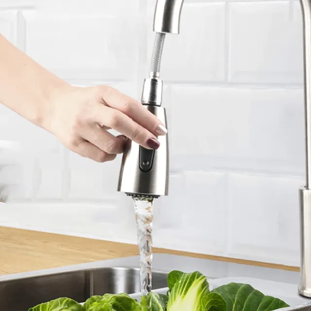 Douchette extractible finition acier inox brossé chrome… – vue 6