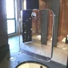 Miroir de douche antibuée en acrylique, salle de bain, sans buée, avec crochet mural, miroir de vanité Portable pour hommes, rasage, femmes, maquillage, voyage