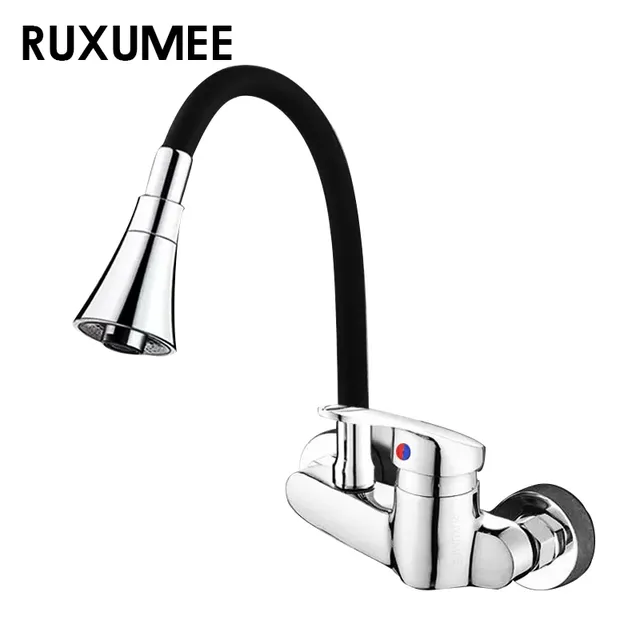 Robinet de cuisine mural Flexible rotatif à 360 degrés – vue 6