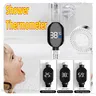Thermomètre de douche d'eau domestique à affichage LED – vue 1