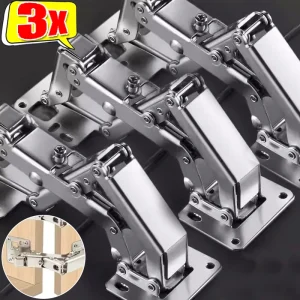 Charnières d&rsquo;armoire en acier réglables, 3/1 degrés, charnière hydraulique à fermeture douce, pour portes de placard de cuisine, quincaillerie de meubles, 130-170 pièces