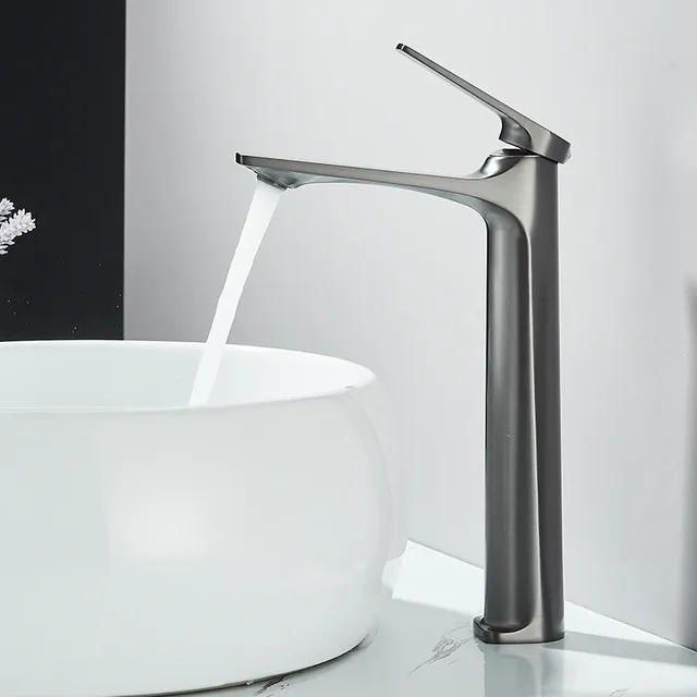 Robinet lavabo monotrou monocommande poignée unique… – vue 6