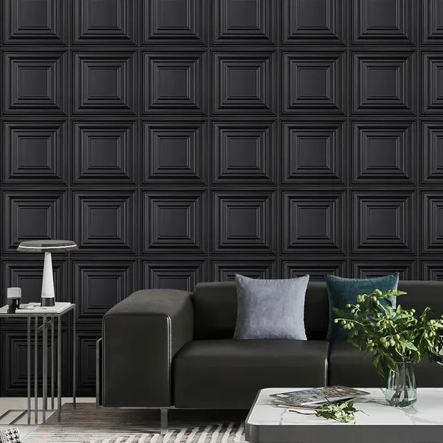 30 cm maison mur rénovation géométrique 3D panneau mural… – vue 2