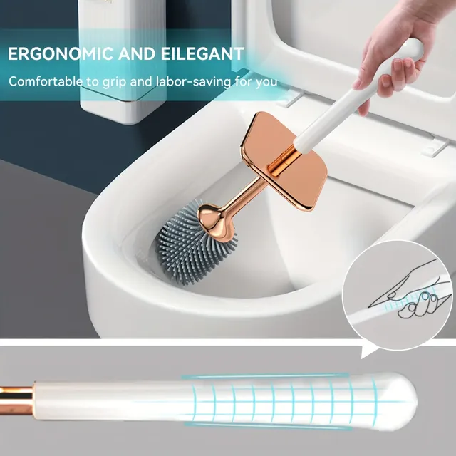 Ensemble de brosses de toilette avec support – vue 6