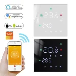 Télécommande de température intelligente M3H Tuya, Thermostat WiFi 3A 16A, écran tactile LCD pour eau/sol électrique/chaudière à gaz