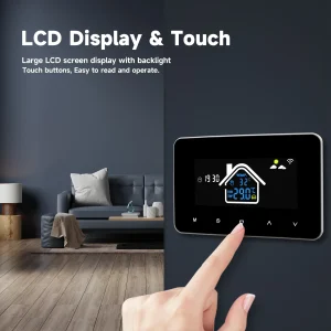 Contrôleur de température sans fil Tuya RF, Smart WiFi Thermoandre, bomicrophone à gaz, chauffage de l&rsquo;eau, nous-mêmes avec Alexa Google Home Control