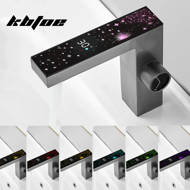 Robinet mitigeur intelligent gris pistolet – vue 2