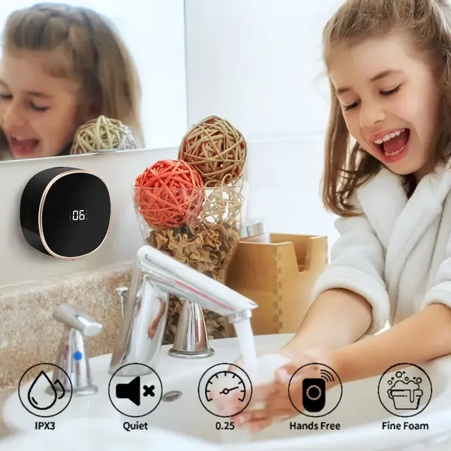 Distributeur automatique mousse mural sans contact… – vue 3