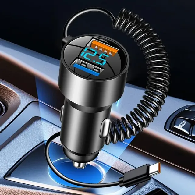Chargeur de voiture USB C chargeur de Type C charge… – vue 4